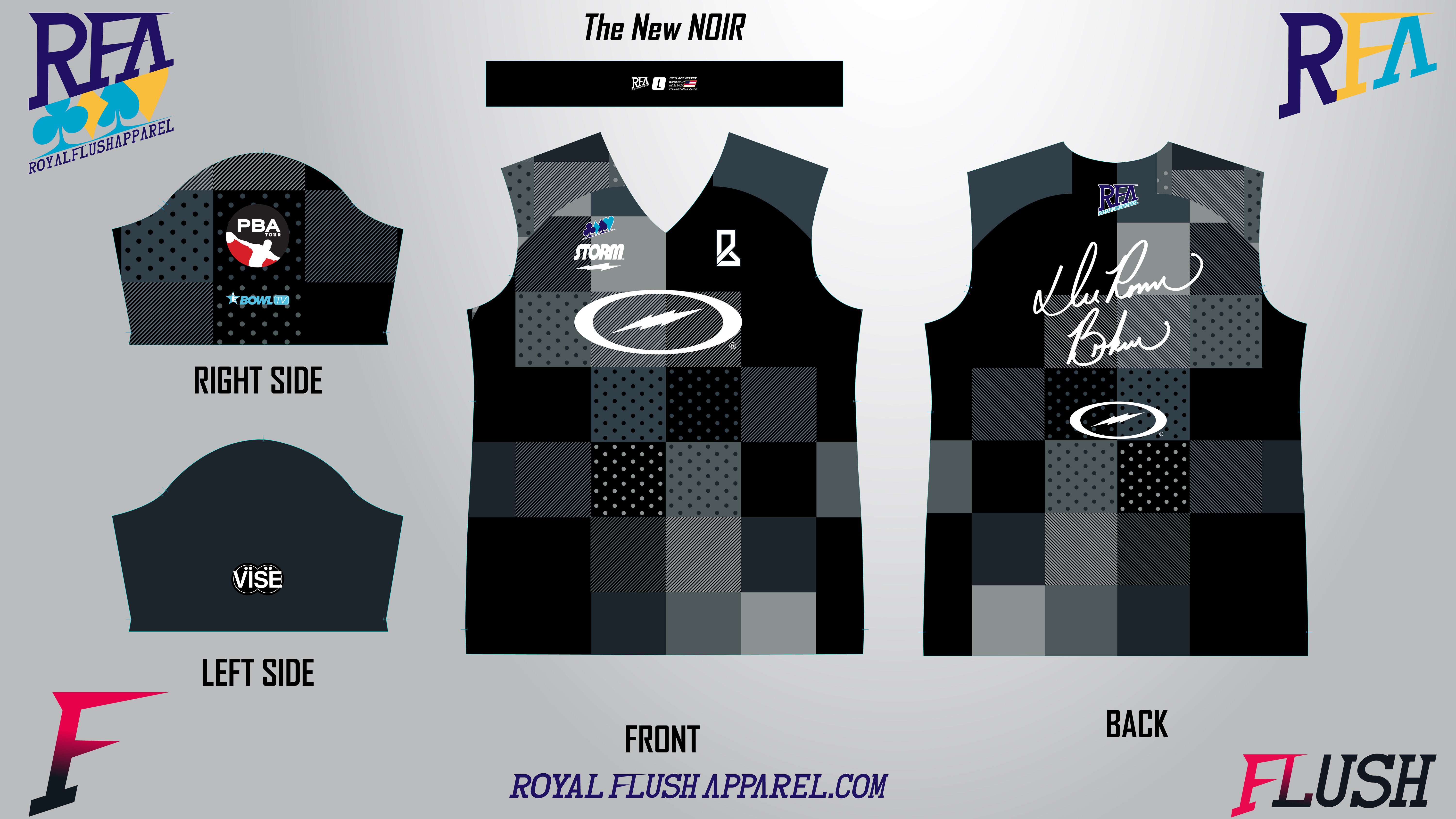 DeeRonn Booker's The New NOIR Replica Jersey